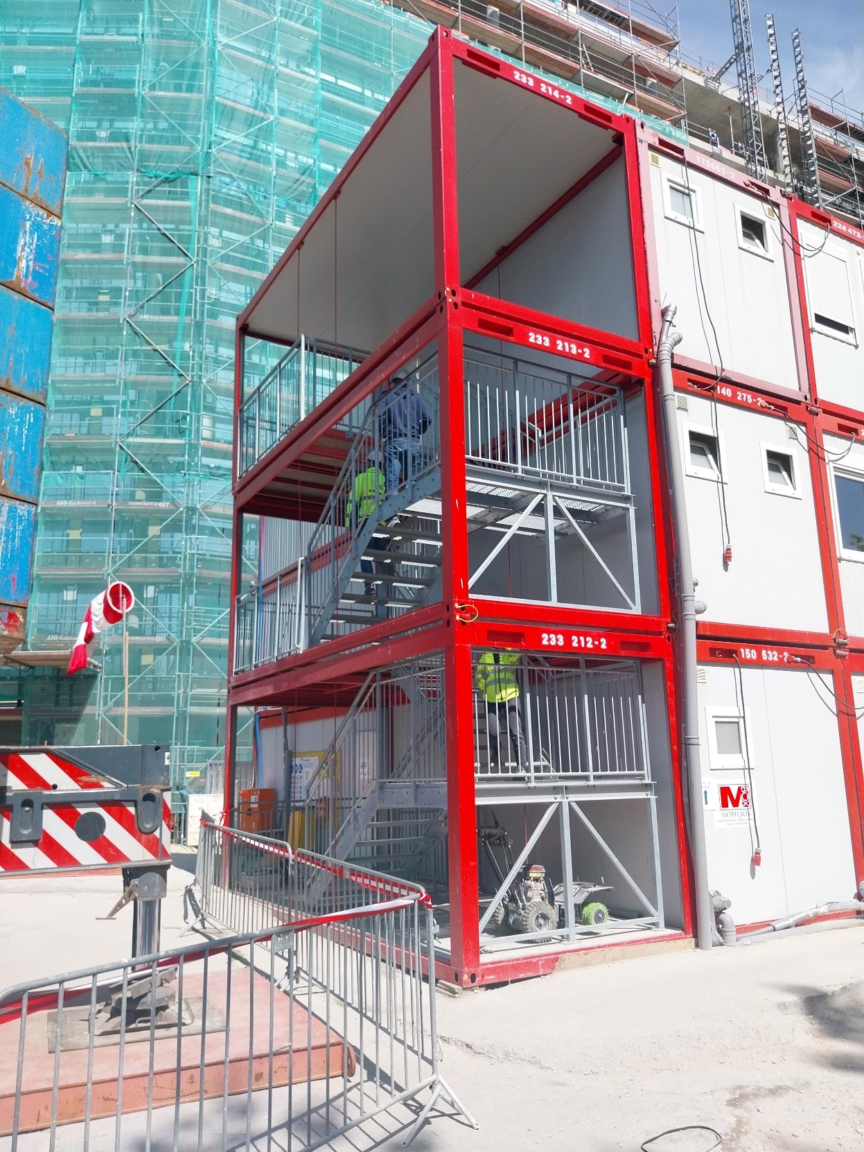 Construction container rental