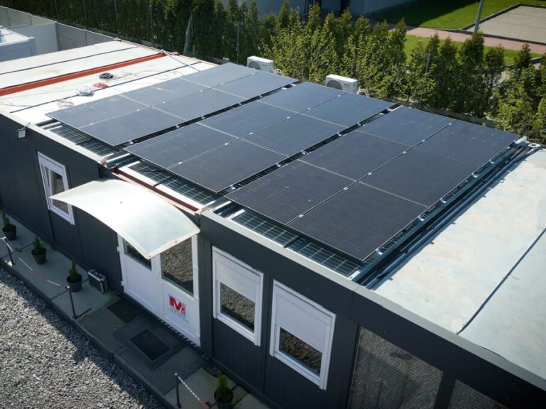 Photovoltaics on containers