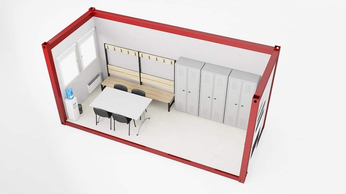Container-employee-cloakroom Container-employee-cloakroom