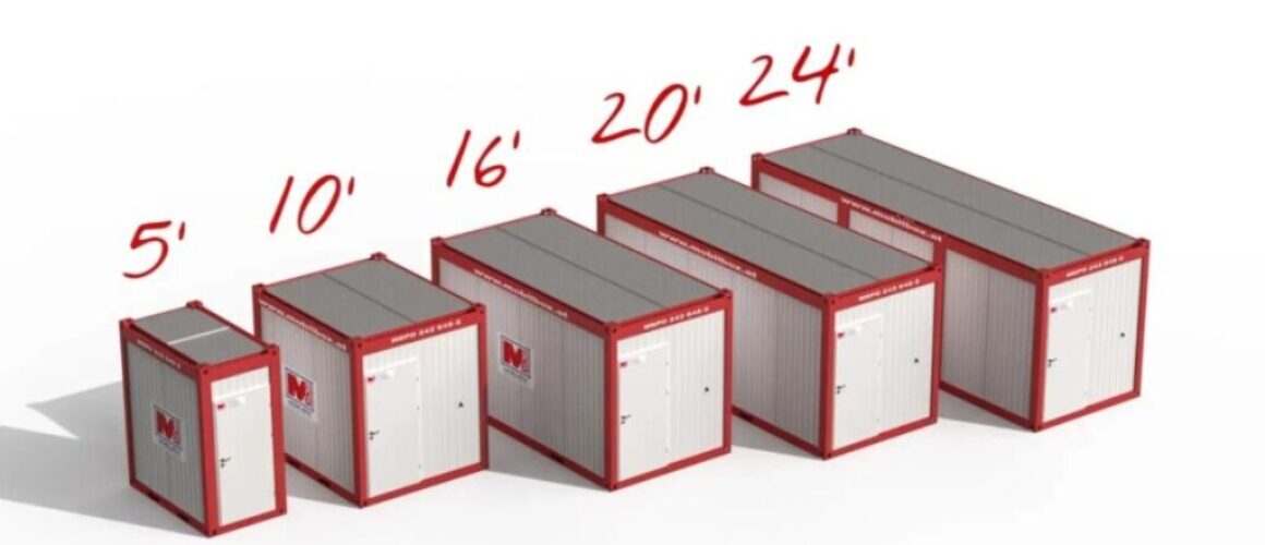 What are the standard dimensions of a container