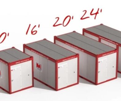 What are the standard dimensions of a container