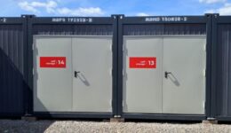 quick warehouse from office containers