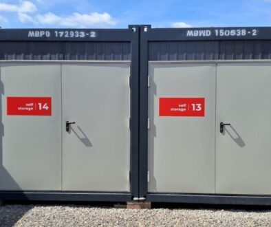 quick warehouse from office containers