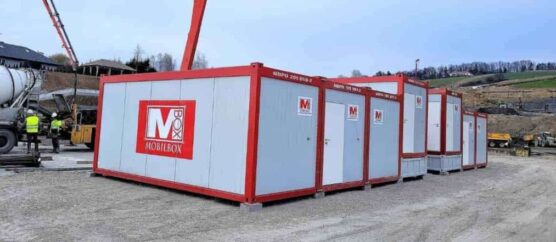 Kontenery Biurowe I Sanitarne Na Budowie Drogi S19 Rzeszów Płd. – Babica