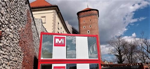 Kontenery Kraków Zamek Królewski Wawel