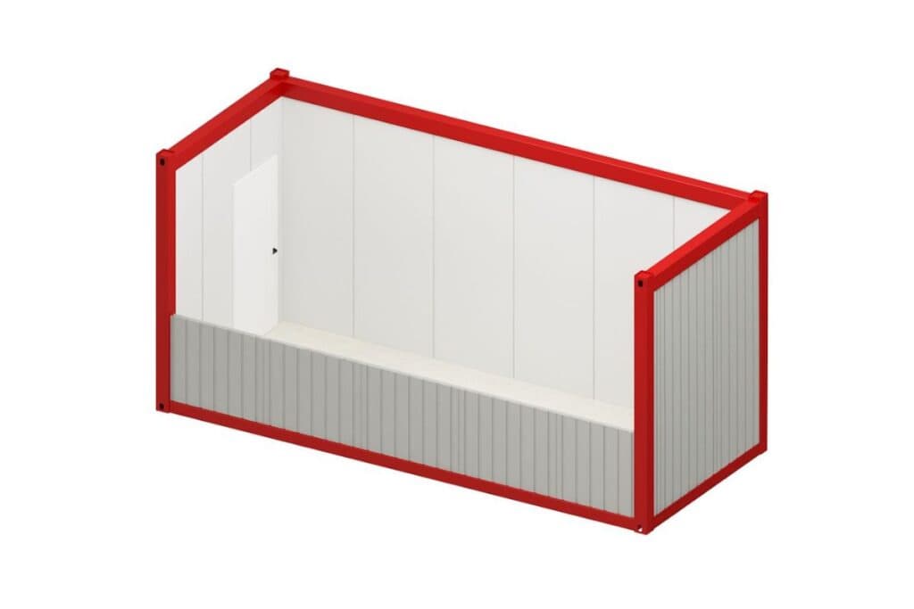Kontener socjalny korytarzowy