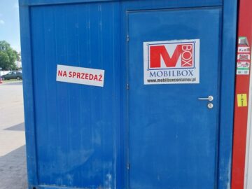Używany kontener socjalny w Warszawie Cena
