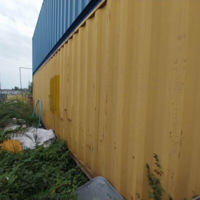 Kontener magazynowy w Rzeszowie zółty