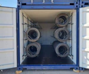 Kontener na opony samochodowe