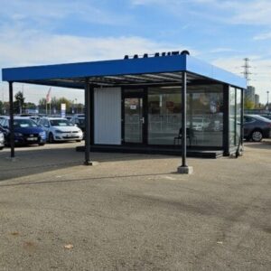 Kontener Z Wiata Kontener biurowy z wiatą