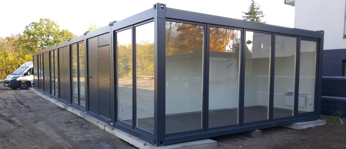 Pawilon biurowy - realizacja w Warszawie