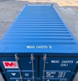 Kontener morski dach z blachy ryflowanej