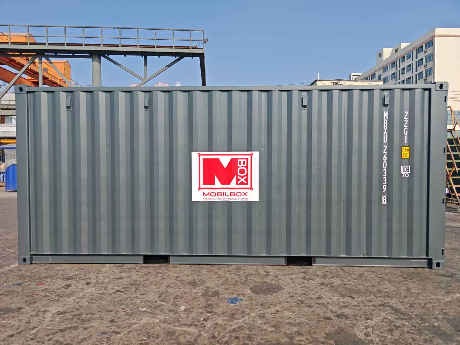 Grafitowy kontener magazynowy Warszawa nowy